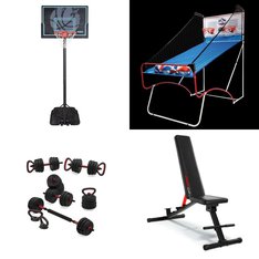 Pallet - 7 Pcs - Exercise & Fitness, Outdoor Sports, Game Room - Customer Returns - CAP, LIFETIME PRODUCTS, FitRx, EastPoint Sports