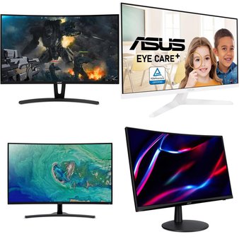 Pallet – 19 Pcs – Monitors – Open Box Customer Returns – ACER, onn., EPSON, Asus