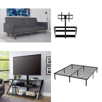 CLEARANCE! Pallet – 13 Pcs – TV Stands, Wall Mounts & Entertainment Centers, Living Room, Bedroom – Overstock – Whalen, Mainstays