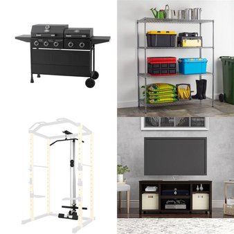 Pallet – 16 Pcs – TV Stands, Wall Mounts & Entertainment Centers, Exercise & Fitness, Storage & Organization, Grills & Outdoor Cooking – Overstock – Mainstays, Everyday Essentials