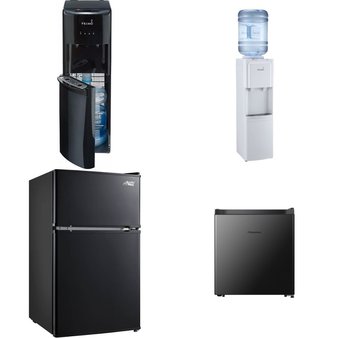 Pallet – 7 Pcs – Freezers, Bar Refrigerators & Water Coolers – Customer Returns – HISENSE, Primo Water, Arctic King