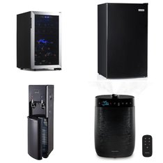 Pallet - 8 Pcs - Bar Refrigerators & Water Coolers, Humidifiers / De-Humidifiers, Refrigerators - Customer Returns - Primo, HoMedics, NewAir, Igloo