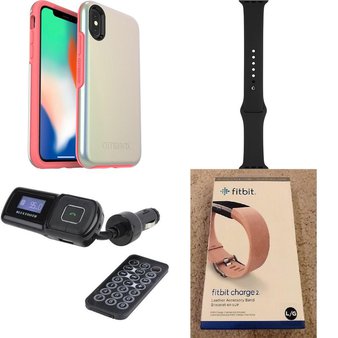 100 Pcs – Electronics & Accessories – New – Retail Ready – Heyday, PopSockets, FitBit, Speck