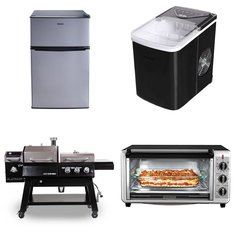 Pallet - 5 Pcs - Bar Refrigerators & Water Coolers, Griddles & Skillets, Toasters & Ovens - Customer Returns - Galanz, Frigidaire, Pit Boss, BLACK & DECKER
