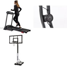 Pallet - 4 Pcs - Exercise & Fitness, Outdoor Sports - Customer Returns - Spalding, Sunny Health & Fitness, Stamina