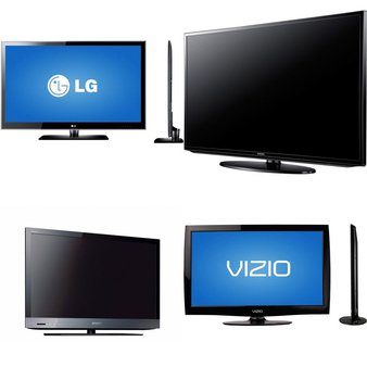 25 Pcs – LED/LCD TVs (39″ – 50″) – Refurbished (GRADE A, GRADE B – No Stand) – VIZIO, Samsung, LG, Emerson