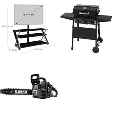 Pallet - 4 Pcs - TV Stands, Wall Mounts & Entertainment Centers, Power Tools, Grills & Outdoor Cooking, Unsorted - Customer Returns - Whalen Furniture, Black Max, Expert Grill