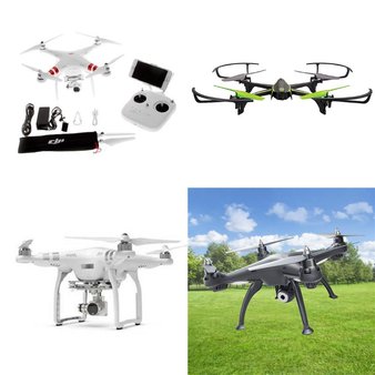 102 Pcs – Drones & Quadcopters – Tested Not Working – Sky Viper, ProMark, DJI, Vivitar