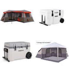 CLEARANCE! Pallet - 12 Pcs - Camping & Hiking - Customer Returns - Ozark Trail, Igloo, Ozark, Lifetime