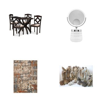 6 Pallets – 1172 Pcs – Curtains & Window Coverings, Rugs & Mats, Decor, Bath – Like New or New Customer Returns – JC Penney