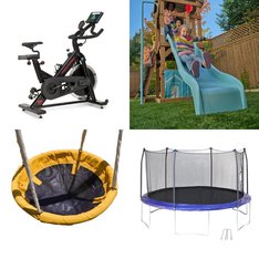 Pallet - 9 Pcs - Outdoor Play, Trampolines - Damaged / Missing Parts / Tested NOT WORKING - Skywalker Trampolines, KidKraft, Sportspower, Lifetime