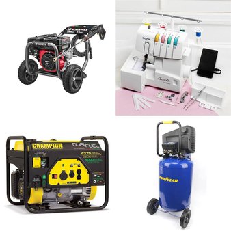 Pallet – 18 Pcs – Pressure Washers, Power Tools, Generators, Cordless / Corded Phones – Customer Returns – Hyper Tough, Goodyear, Black Max, SWISS TECH