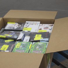 1 Parcel Box - 72 Pcs - DVD Discs, Blu-ray Discs - NEW/SEALED Products - Walmart