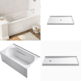 Pallet – 4 Pcs – Hardware, Kitchen & Bath Fixtures – Customer Returns – Kohler, American Standard