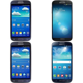 12 Pcs – Samsung Galaxy S4 Smartphones – Tested Not Working – Models: STSAS975GP4P, Galaxy S4 Black, Samsung Galaxy S4, VZW-SCHI545KPP