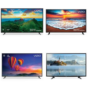 5 Pcs – LED/LCD TVs (46″ – 55″) – Refurbished (GRADE C) – VIZIO, HISENSE, LG