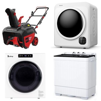 Pallet – 15 Pcs – Luggage, Laundry, Snow Removal, Heaters – Customer Returns – Zimtown, Travelhouse, UBesGoo, PowerSmart