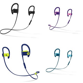 25 Pcs – Powerbeats3 Headphones (Tested NOT WORKING) – Models: ML8V2LL/A, MREQ2LL/A, MREW2LL/A, MRET2LL/A