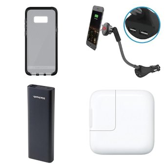 39 Pcs – Cellular Phones Accessories – Open Box Like New, Like New, Used, New Damaged Box – Tech21, Blackweb, PREMIER, Anker