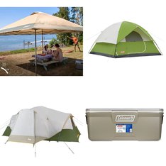 Pallet - 9 Pcs - Camping & Hiking, Patio & Outdoor Lighting / Decor - Customer Returns - Coleman, Slumberjack, Keter