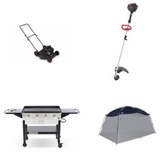 Pallet – 4 Pcs – Mowers, Trimmers & Edgers, Grills & Outdoor Cooking, Other – Customer Returns – Hyper Tough, Mm, Ozark Trail