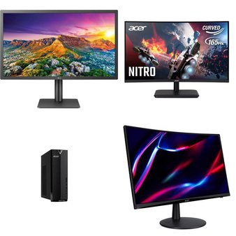 Pallet – 23 Pcs – Monitors, LED & LCD – Open Box Customer Returns – Onn, onn., ACER, LG