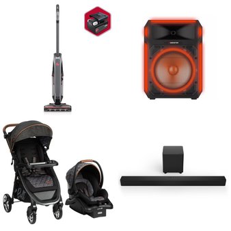Pallet – 19 Pcs – Vacuums, Portable Speakers, Speakers, Car Seats – Customer Returns – Hoover, Monster, VIZIO, Safety 1st