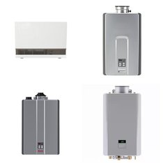 Pallet - 17 Pcs - Gas, Hardware, Lighting & Light Fixtures, Hair Care - Customer Returns - Rinnai America, Saniflo, Rinnai, Signature Hardware
