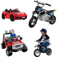Pallet – 6 Pcs – Vehicles – Customer Returns – Razor, Adventure Force, Power Wheels, Huffy