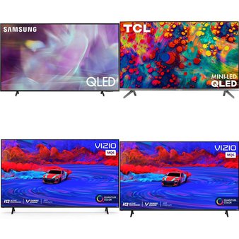 64 Pcs – LED/LCD TVs – Refurbished (GRADE A, GRADE B) – Samsung, VIZIO, LG, Sony