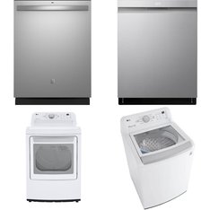 4 Pcs - Dishwashers - Like New - LG, GE