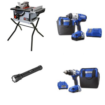 50 Pcs – Power Tools – Refurbished (GRADE A, GRADE B, GRADE C) – Kobalt, DEWALT, Porter-Cable, Utilitech