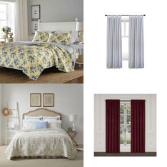 3 Pallets – 1256 Pcs – Curtains & Window Coverings, Decor, Bath, Rugs & Mats – Like New or New Customer Returns – JC Penney