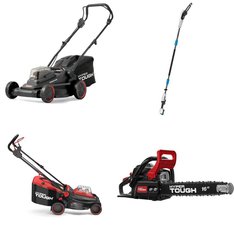 Pallet - 19 Pcs - Trimmers & Edgers, Hedge Clippers & Chainsaws, Mowers, Leaf Blowers & Vaccums - Customer Returns - Hyper Tough, Hart, HyperTough, Ozark Trail