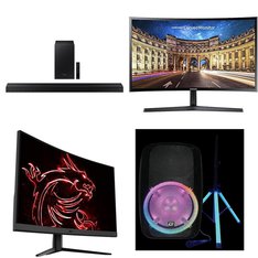 Pallet - 38 Pcs - Powered, Audio Headsets, Speakers, Monitors - Damaged / Missing Parts / Tested NOT WORKING - Jetson, PDP, GOTRAX, VIZIO