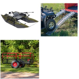 Pallet – 4 Pcs – Automotive Accessories, Fishing & Wildlife – Customer Returns – Major Retailer Camping, Fishing, Hunting