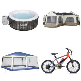 Flash Sale! 6 Pallets – 33 Pcs – Camping & Hiking, Hot Tubs & Saunas, Patio, Pools & Water Fun – Overstock – Ozark Trail, Coleman