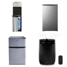 Pallet - 8 Pcs - Bar Refrigerators & Water Coolers, Humidifiers / De-Humidifiers, Ice Makers - Customer Returns - Galanz, HISENSE, HoMedics, Frigidaire