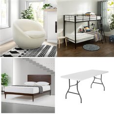 CLEARANCE! Pallet – 6 Pcs – Mattresses, Living Room, Office – Overstock – Better Homes & Gardens, Slumber 1 by Zinus