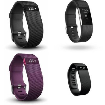 27 Pcs – Fitbit Activity & Sleep Trackers – Refurbished (GRADE C) – Models: FB405BKS, FB405BKL, 8122967, FB407SBKS