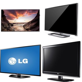 30 Pcs – LED/LCD TVs (24″, 32″) – Refurbished (GRADE A, GRADE B – No Stand) – VIZIO, Samsung, LG, PROSCAN