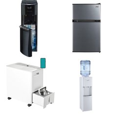 Pallet – 7 Pcs – Bar Refrigerators & Water Coolers, Refrigerators, Humidifiers / De-Humidifiers, Freezers – Customer Returns – Primo Water, Arctic King, Midea, HISENSE