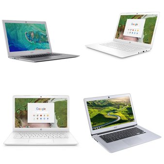 5 Pcs – Laptop Computers – Refurbished (GRADE A, GRADE B – No Power Adapter) – ACER, HP
