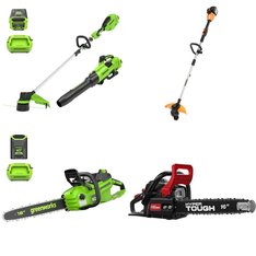 Pallet – 19 Pcs – Trimmers & Edgers, Hedge Clippers & Chainsaws, Unsorted, Other – Customer Returns – Hyper Tough, GreenWorks, Worx, Ozark Trail