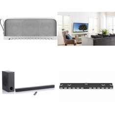 Pallet - 10 Pcs - Speakers, Accessories, Portable Speakers - Customer Returns - onn., Onn, Sanus VuePoint, SANUS