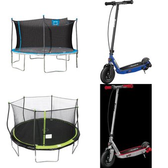 Pallet – 12 Pcs – Powered, Boardgames, Puzzles & Building Blocks, Outdoor Play, Trampolines – Customer Returns – Razor, Razor Power Core, Goliath Games, Bounce Pro
