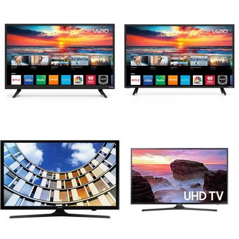 14 Pcs – LED/LCD TVs (28″ – 40″) – Refurbished (GRADE C) – VIZIO, Samsung