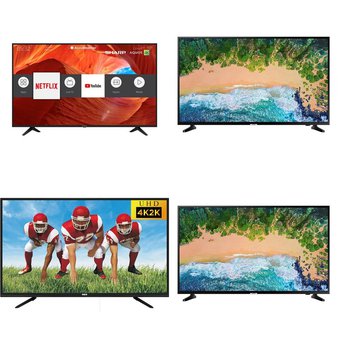 8 Pcs – LED/LCD TVs – Refurbished (GRADE A) – Samsung, SHARP, RCA, TCL