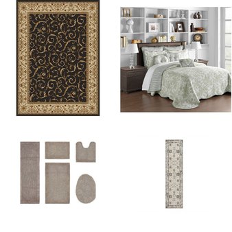 3 Pallets – 603 Pcs – Curtains & Window Coverings, Decor, Kitchen & Dining, Bath – Like New or New Customer Returns – JC Penney
