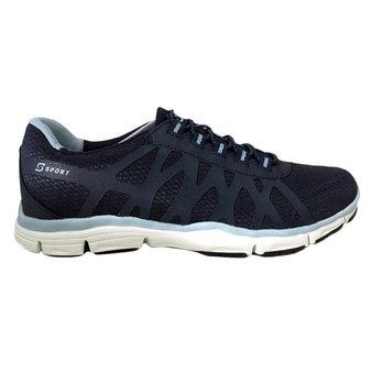 25 Pcs – Skechers Women’s S Sport Comfort’D Performance Athletic Shoes Blue Size 8.5 – New – Retail Ready